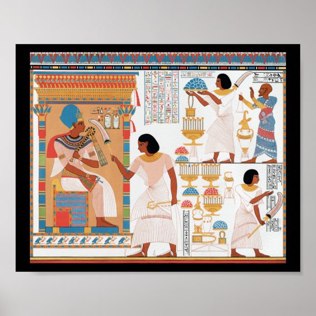 Egyptian Royal Design Poster (Front)