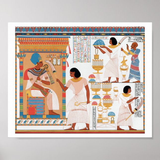 Egyptian Royal Design Poster (Front)
