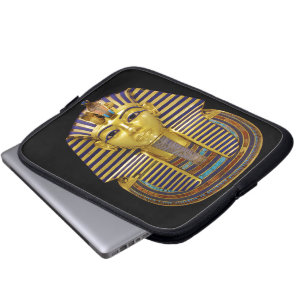 Egyptian Royal Golden Mask Laptop Sleeve