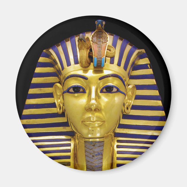 Egyptian Royal Golden Mask Magnet (Front)