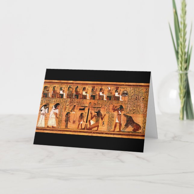 Egyptian Royal Papyrus Card (Front)