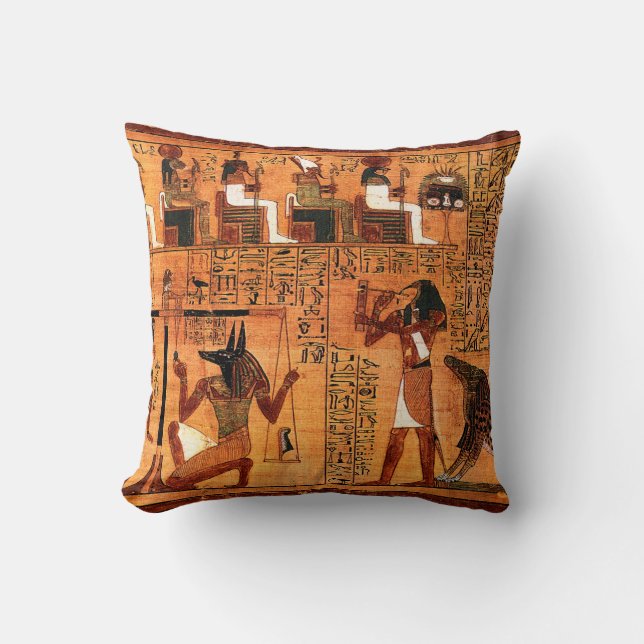 Egyptian Royal Papyrus Cushion (Front)