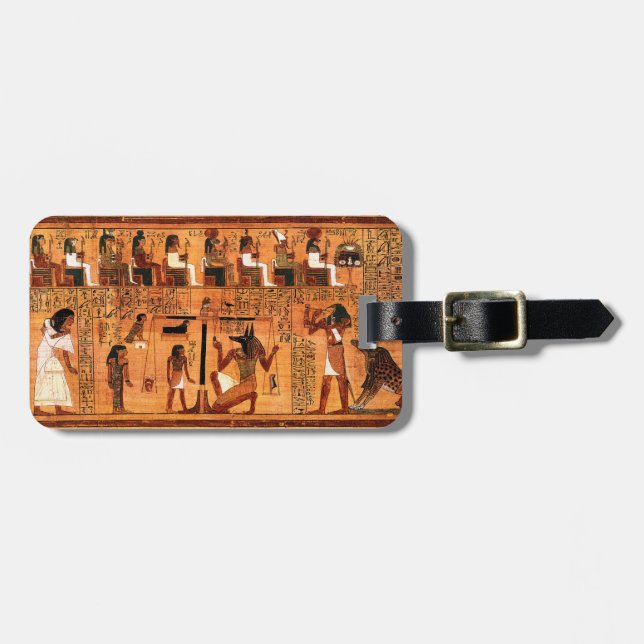 Egyptian Royal Papyrus Luggage Tag (Front Horizontal)
