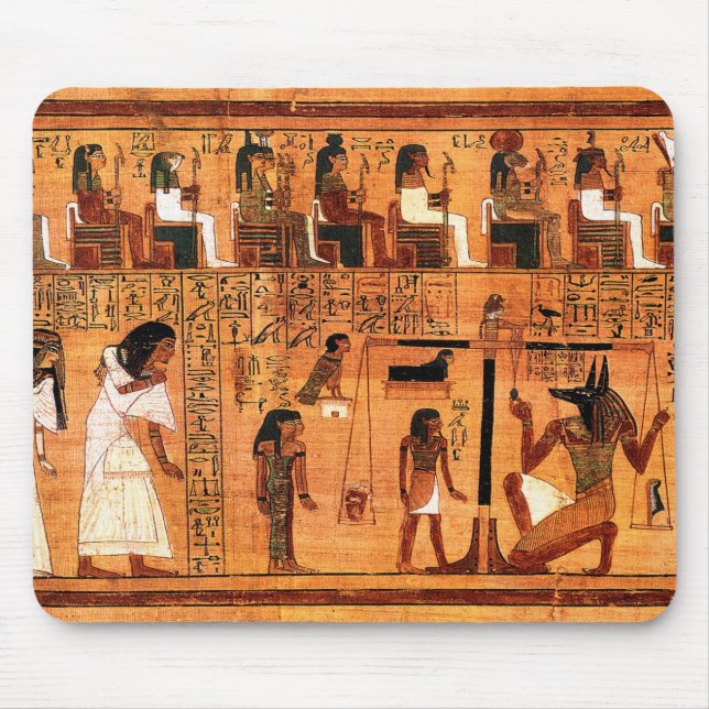Egyptian Royal Papyrus Mouse Pad (Front)