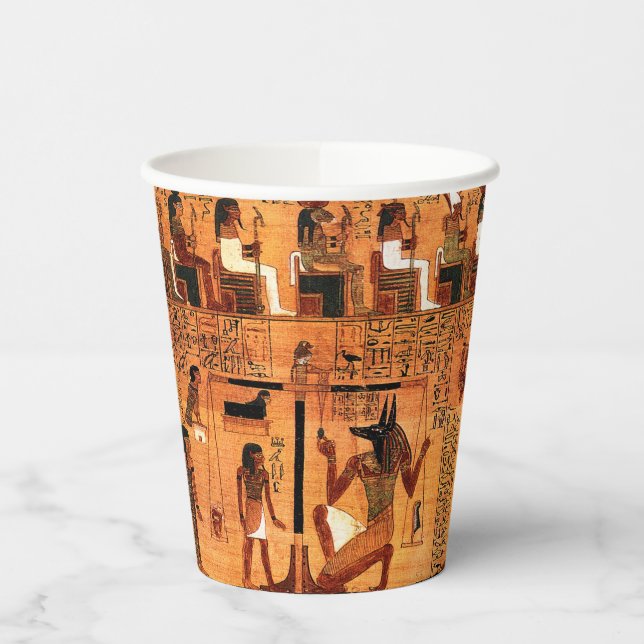 Egyptian Royal Papyrus Paper Cups (Left)