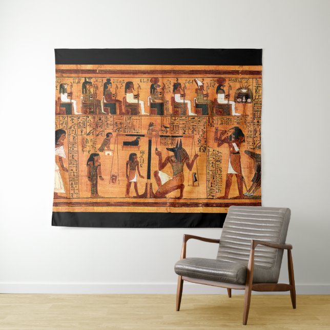 Egyptian Royal Papyrus Tapestry (In Situ (Horizontal))