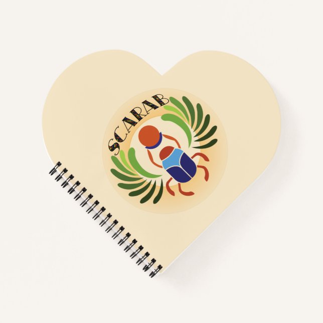 Egyptian Scarab Beetle. Ancient Egypt Classic   Notebook (Front)