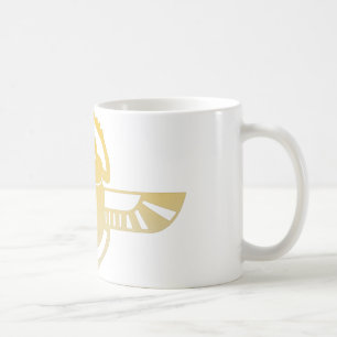 Egyptian scarab beetle. coffee mug