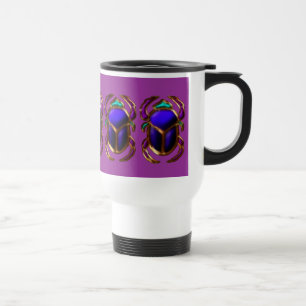 EGYPTIAN SCARAB BEETLE Collection Travel Mug