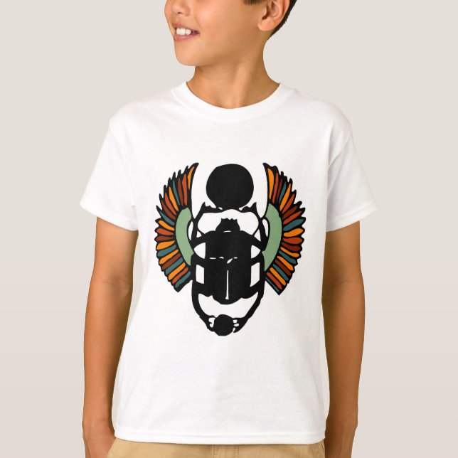 Egyptian Scarab Beetle T-Shirt (Front)