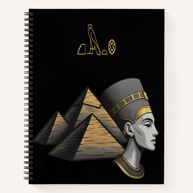 Egyptian Scrolls Notebook (Front)