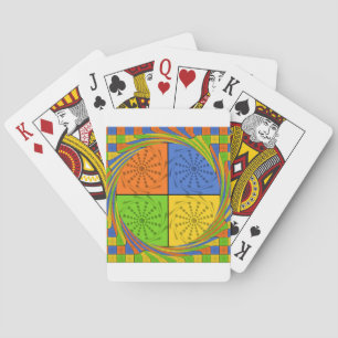 Egyptian Seamless set fabric pattern Playing Cards