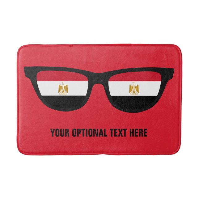 Egyptian Shades custom bath mats (Front)
