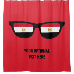Egyptian Shades custom shower curtain