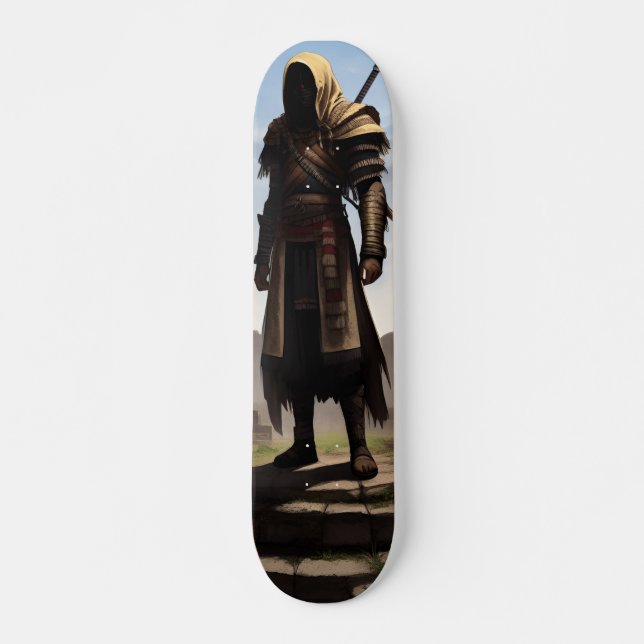 Egyptian Skateboard Mysterious Warrior (Front)