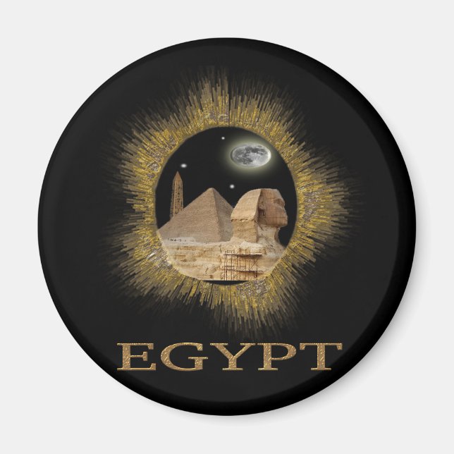Egyptian Sphinx Gifts Magnet (Front)