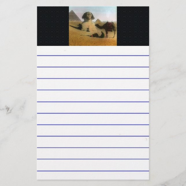 Egyptian Stationery (Front)