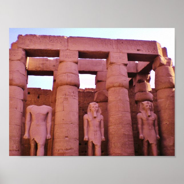 Egyptian Statues Poster (Front)