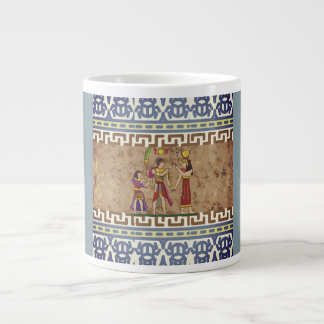 Egyptian Style, Ancient Egyptian Vintage Culture,  Large Coffee Mug