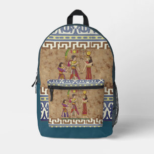Egyptian Style, Ancient Egyptian Vintage Culture, Printed Backpack
