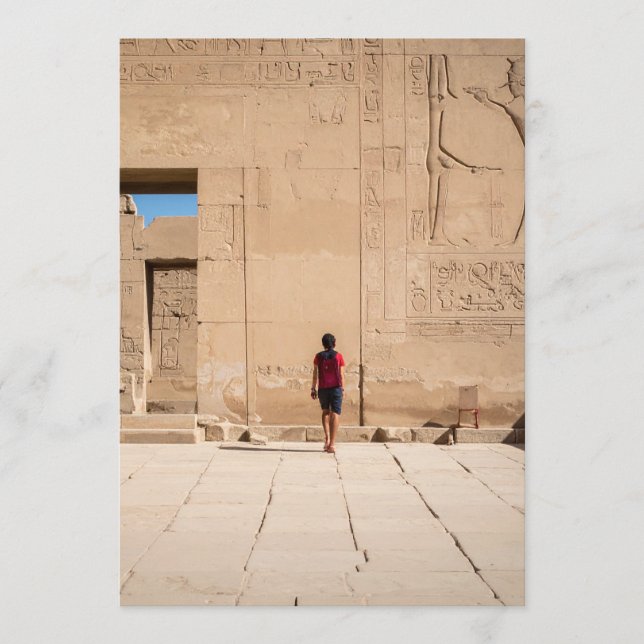 Egyptian style menu (Front)