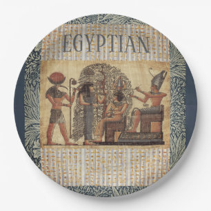 Egyptian Style Paper Plate