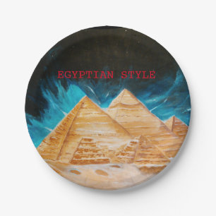 Egyptian Style Paper Plates