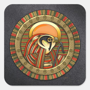 Egyptian Sun God Ra Square Sticker