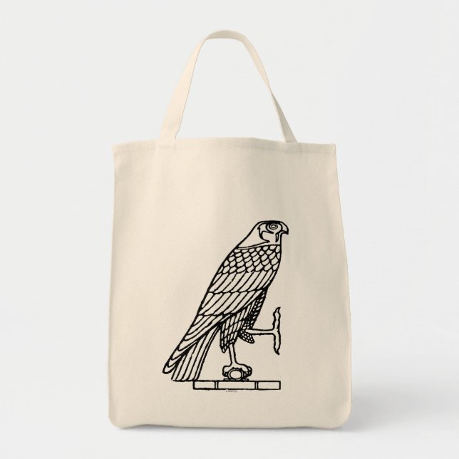 Egyptian Symbol: Falcon Tote Bag (Front)