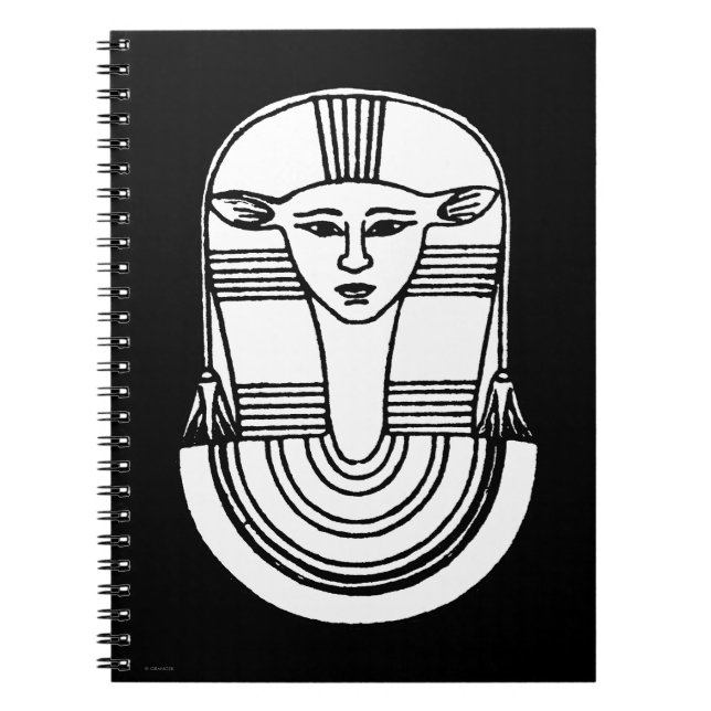 Egyptian Symbol: Hathor Notebook (Front)