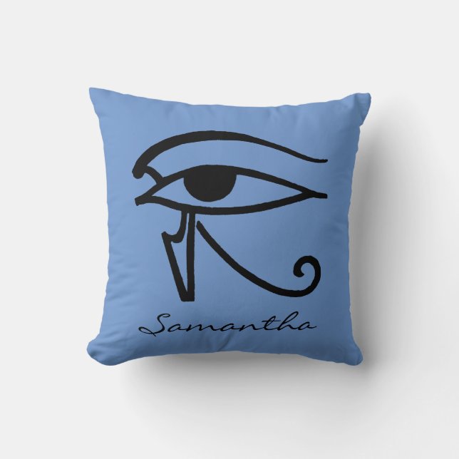 Egyptian Symbol: Utchat Cushion (Front)