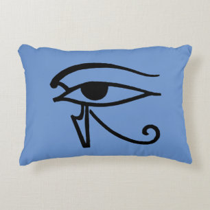 Egyptian Symbol: Utchat Decorative Cushion