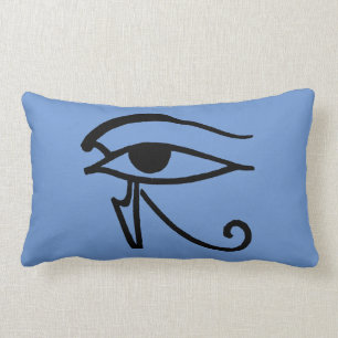 Egyptian Symbol: Utchat Lumbar Cushion