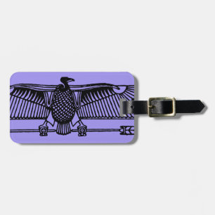 Egyptian Symbol: Vulture Luggage Tag