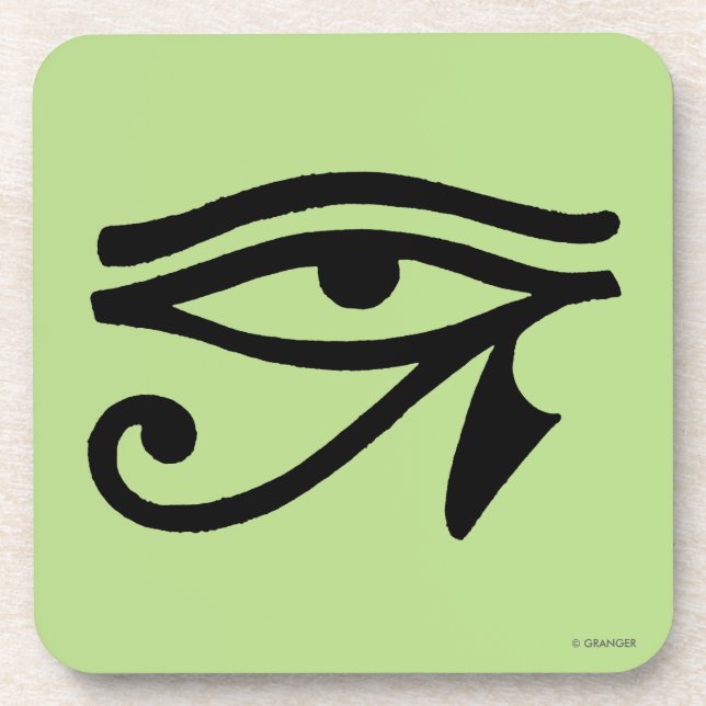 Egyptian Symbol: Wedjat Coaster (Front)