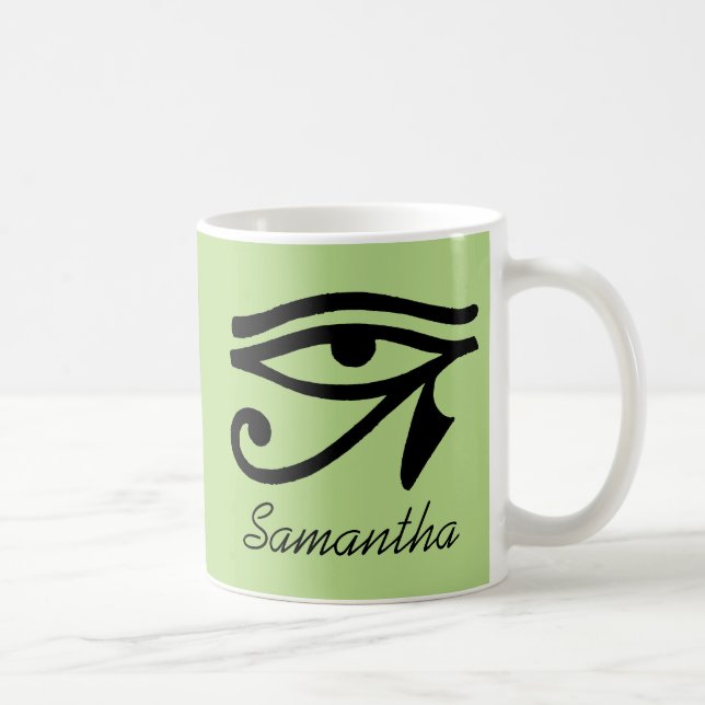 Egyptian Symbol: Wedjat Coffee Mug (Right)