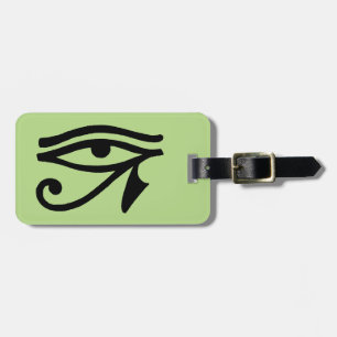 Egyptian Symbol: Wedjat Luggage Tag