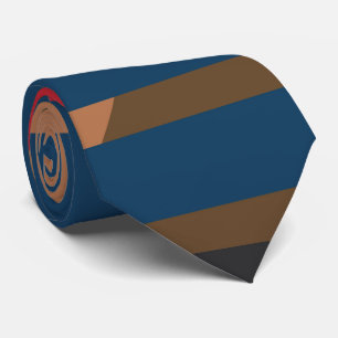 Egyptian Symbols Art Deco Composition #4 Tie