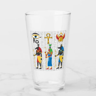 Egyptian Symbols Glass
