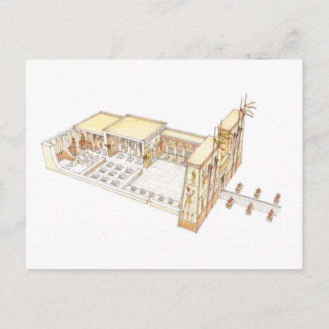 Egyptian Temple 2 Postcard (Front)