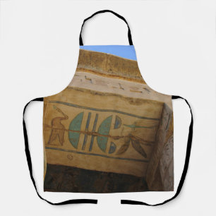 Egyptian Temple Hieroglyphs Apron