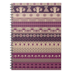 Egyptian Tribal: Ancient Seamless Notebook