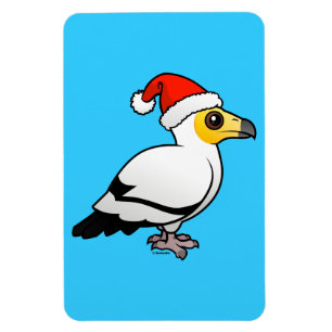 Egyptian Vulture Santa Magnet
