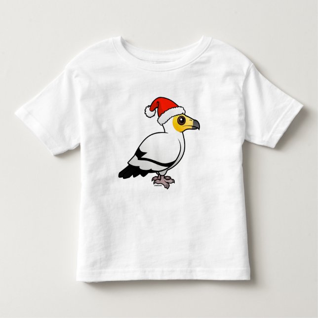 Egyptian Vulture Santa Toddler T-Shirt (Front)