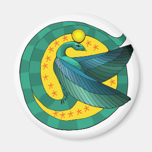 Egyptian Winged Serpent Magnet