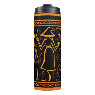 Egyptian Witches Halloween 4 Thermal Tumbler