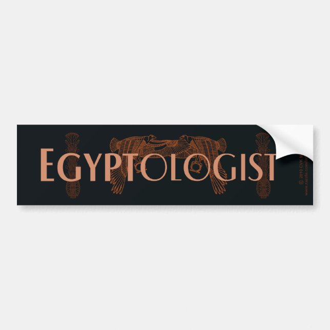 Egyptologist Bumper Sticker (Front)