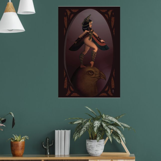 Egytian MAAT - Anime Style Poster (Living Room 1)