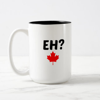 EH CANADA MAPPLE LEAF Two-Tone COFFEE MUG