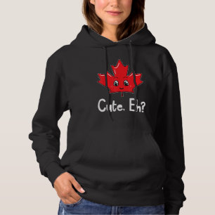 Eh Canadian Flag Maple Leaf Funny Canada Souvenir Hoodie